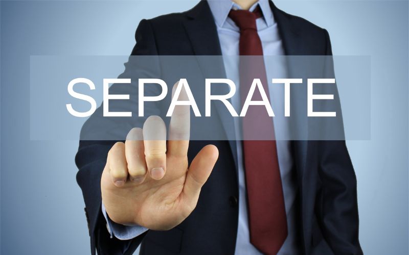 Separate có nghĩa là gì?