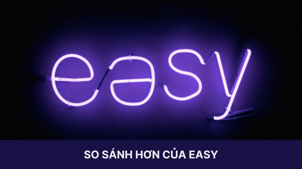Easy là gì So sánh hơn của easy trong tiếng Anh