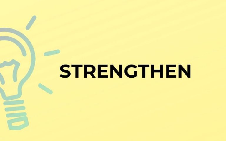 Động từ của strong trong tiếng Anh