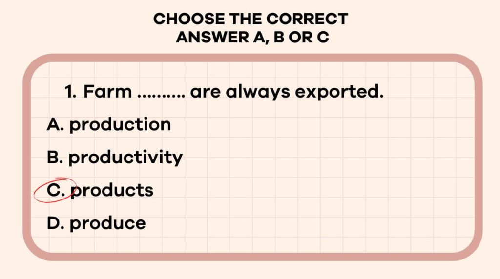 Choose the correct answer