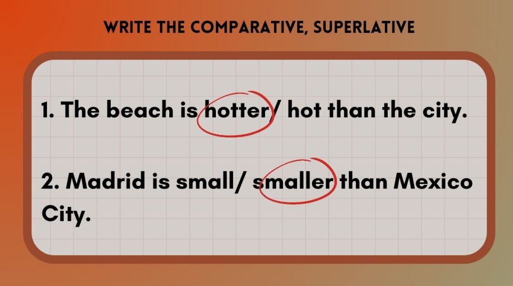 Circle the correct answer
