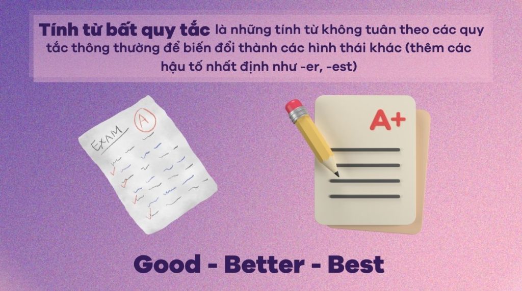 Tính từ bất quy tắc là gì