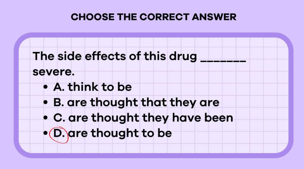 Choose the correct answer