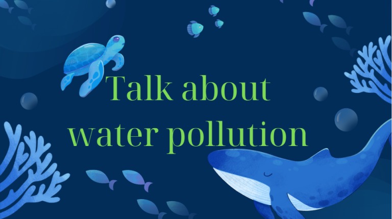 talk about water pollution