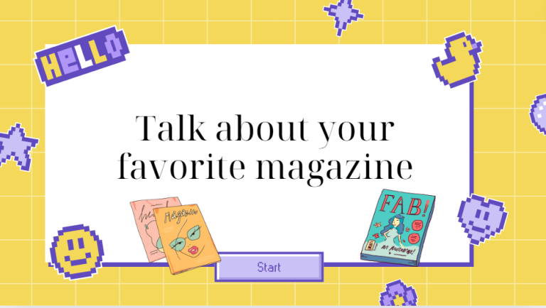 Talk about your favorite magazine - Bài mẫu giúp bạn đạt điểm cao
