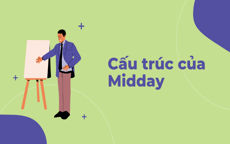 Các cấu trúc thường sử dụng với midday