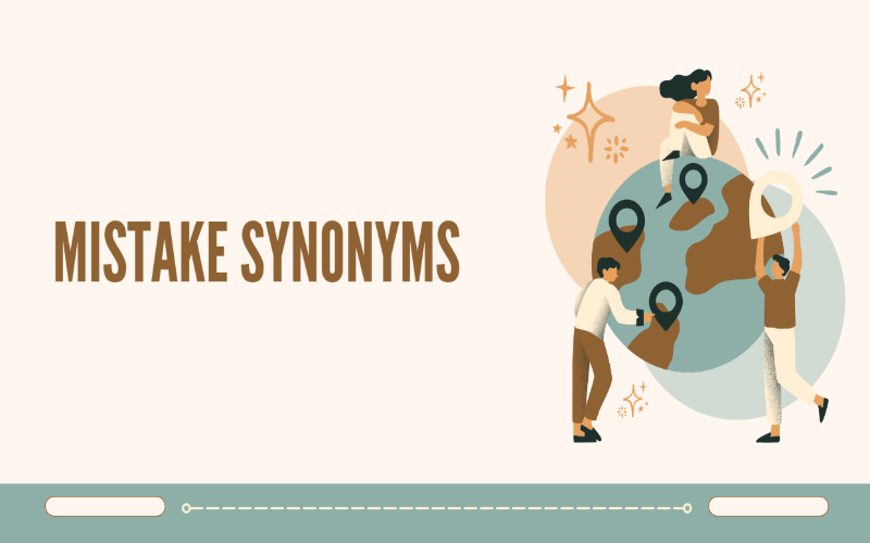 Một số từ đồng nghĩa với mistake